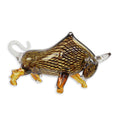 Murano Style Glass Bull Figurine 40cm