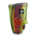 Murano Style Abstract Glass Face Vase 37cm