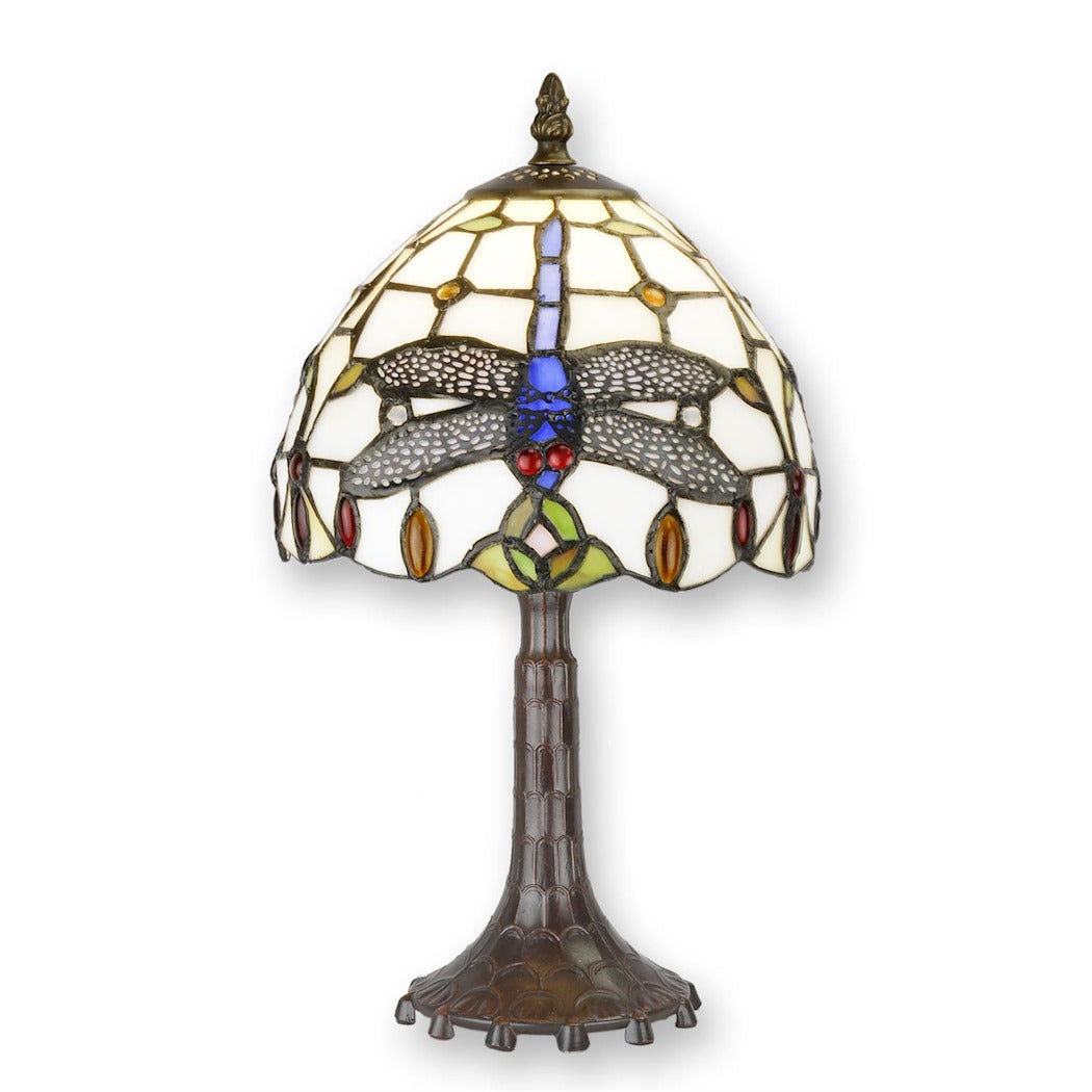 Esino - Tiffany Style Dragonfly Table Lamp 34.5 cm