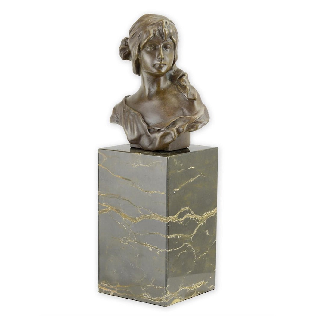 Bronze Sculpture - Bust of a Woman 23cm
